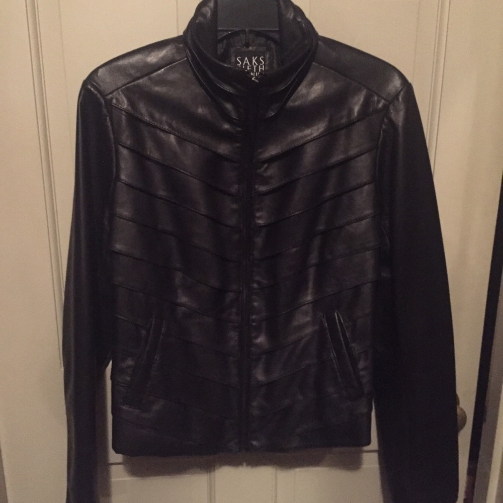 Beautiful black  leather jacket